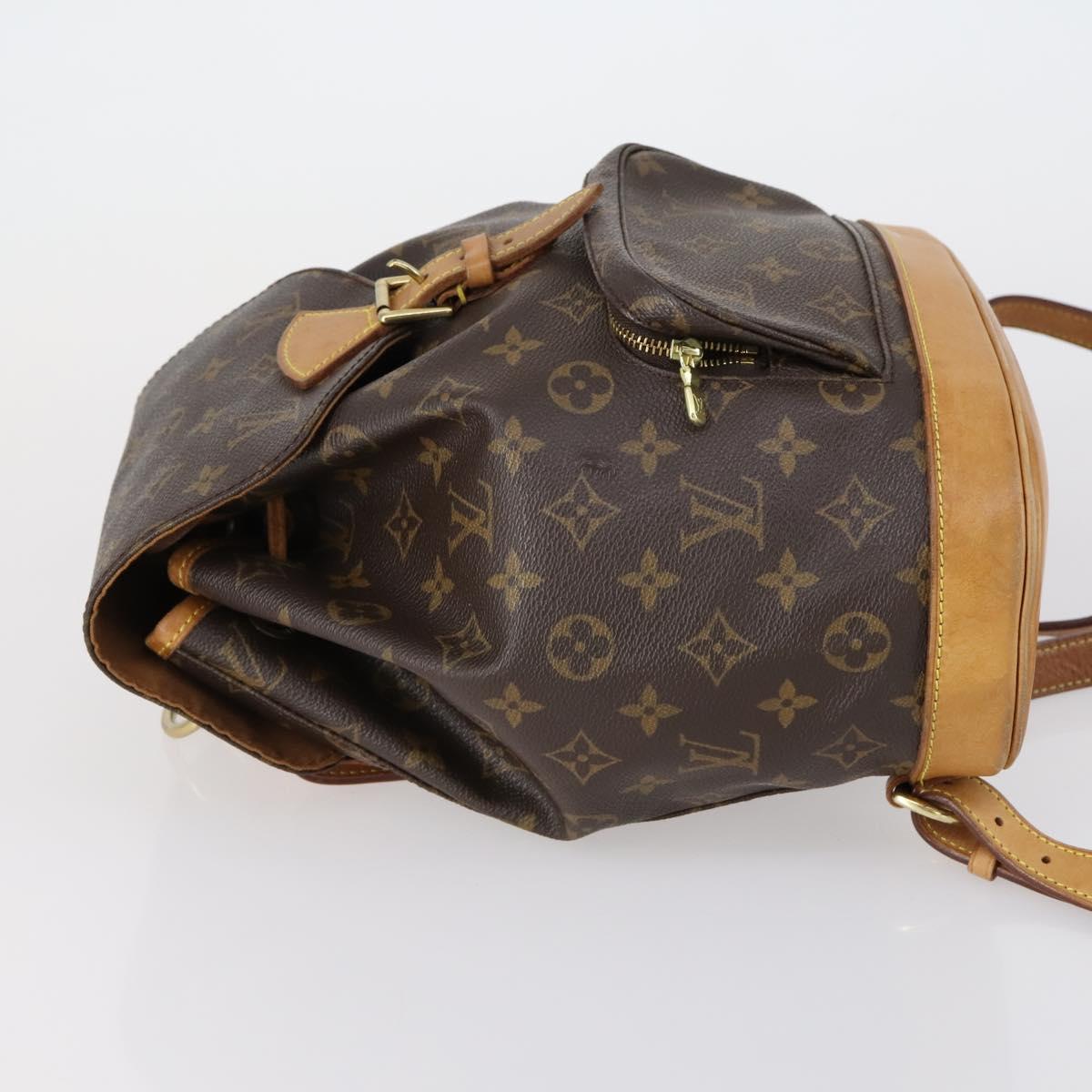 LOUIS VUITTON Monogram Montsouris MM Backpack M51136 LV Auth 154153