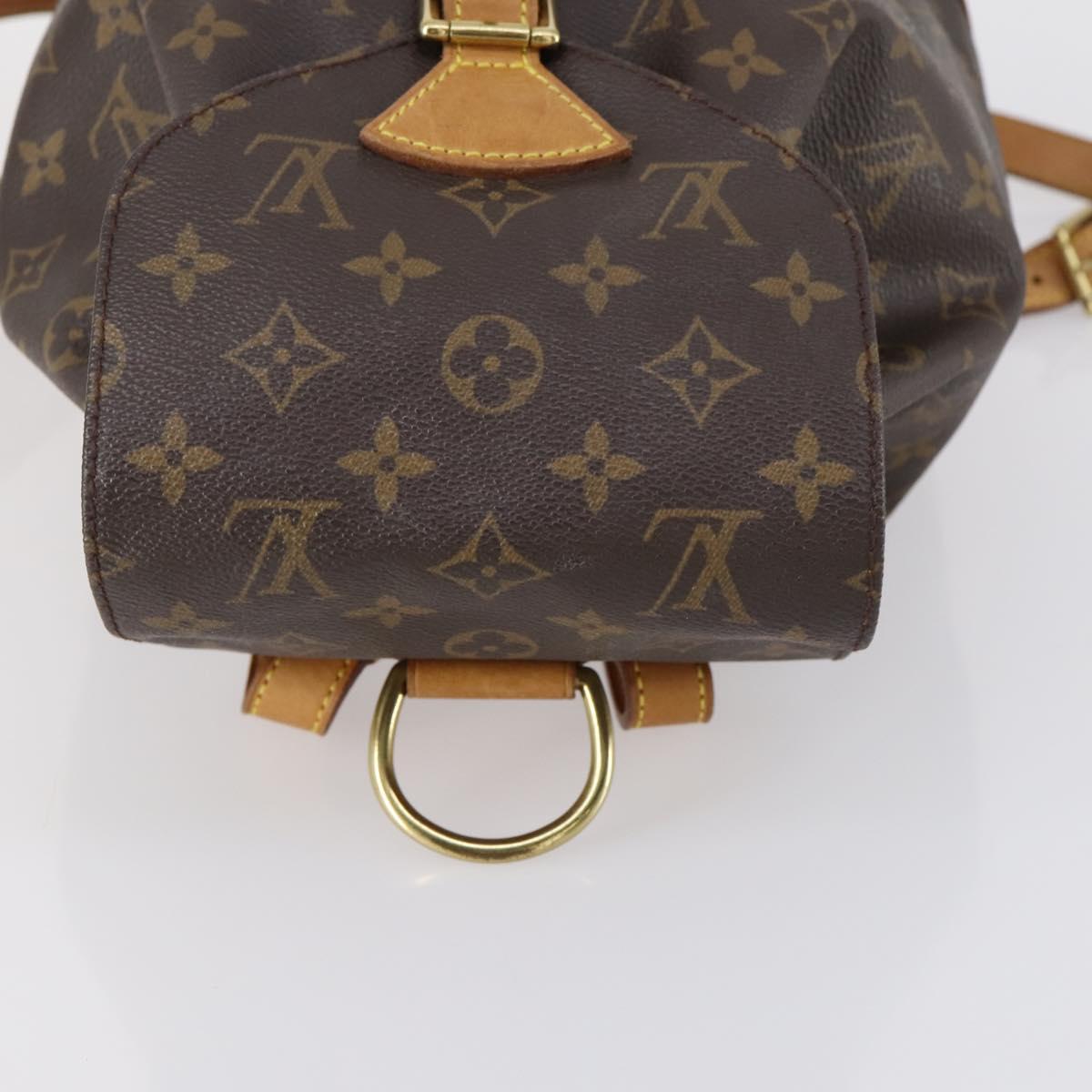 LOUIS VUITTON Monogram Montsouris MM Backpack M51136 LV Auth 154153