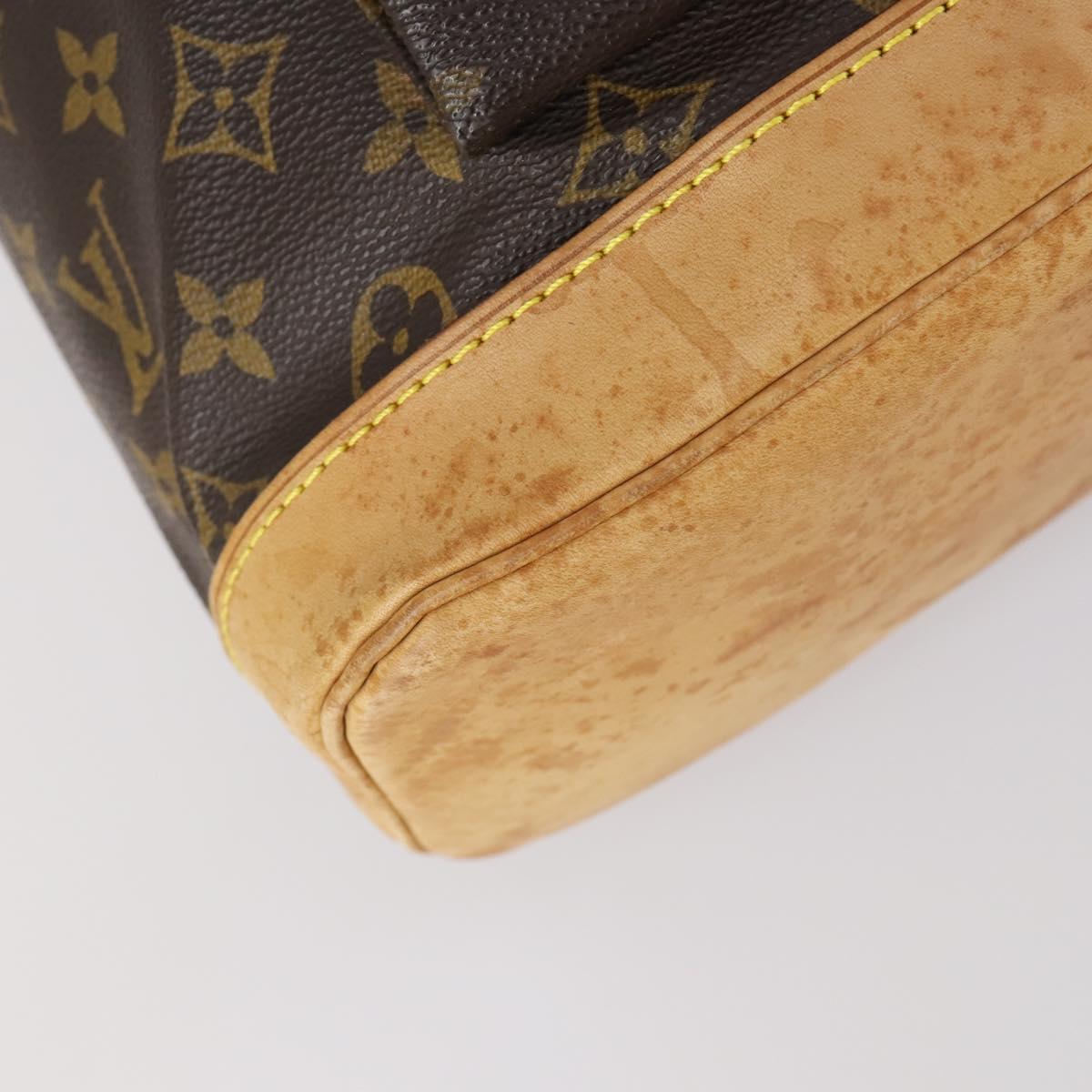 LOUIS VUITTON Monogram Montsouris GM Backpack M51135 LV Auth 154155