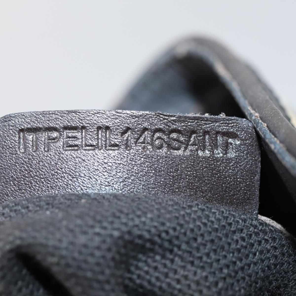 BURBERRY Nova Check Shoulder Bag PVC 2way Beige Gold Auth 154159