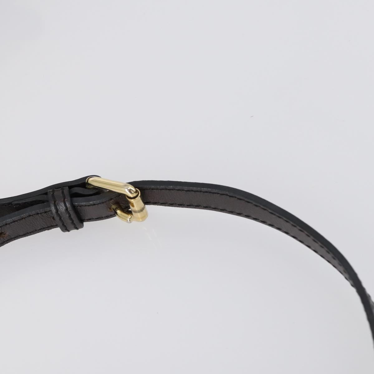 BURBERRY Nova Check Shoulder Bag PVC 2way Beige Gold Auth 154159