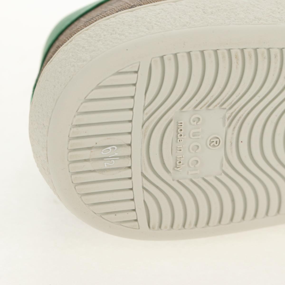 GUCCI Micro GG Canvas Disney Collaboration Sneakers Beige Auth 154167M