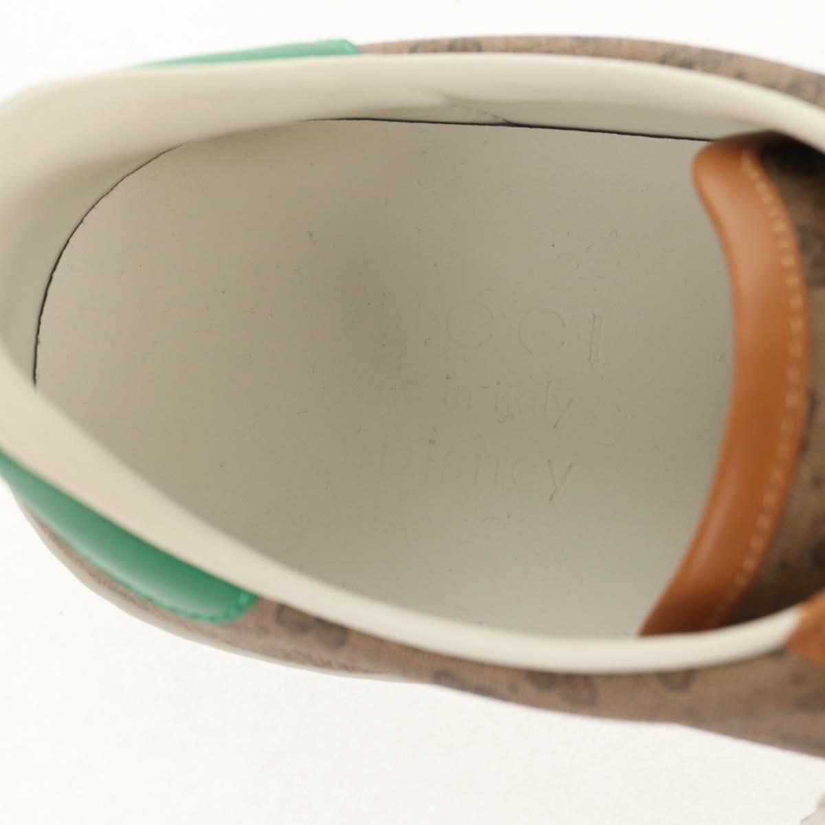 GUCCI Micro GG Canvas Disney Collaboration Sneakers Beige Auth 154167M