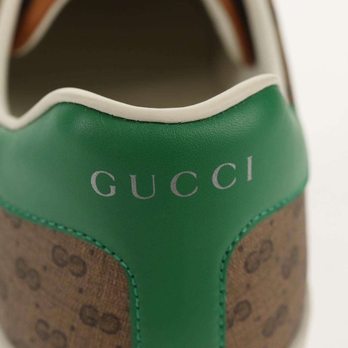 GUCCI Micro GG Canvas Disney Collaboration Sneakers Beige Auth 154167M