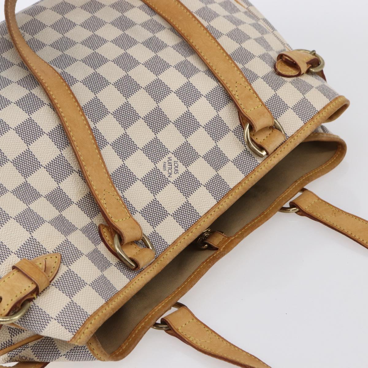 LOUIS VUITTON Damier Azur Batignolles Horizontal Tote Bag N48172 LV Auth 154170