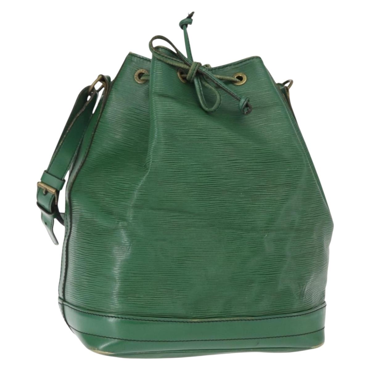 LOUIS VUITTON Epi Noe Shoulder Bag Green M44004 LV Auth 154171