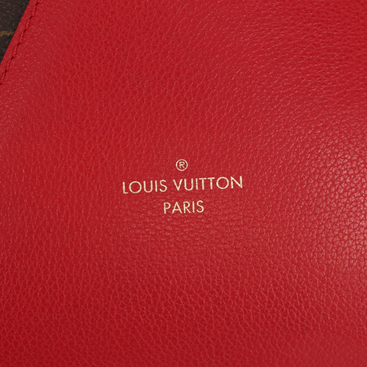 LOUIS VUITTON Monogram Kimono PM Hand Bag 2way Red M41856 LV Auth 154172V