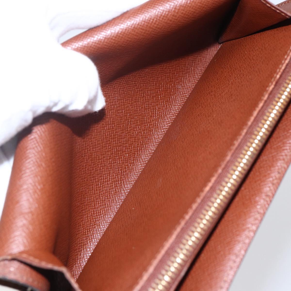 LOUIS VUITTON Graffiti Porte Monnaie Credit Wallet Orange M92190 LV Auth 154175