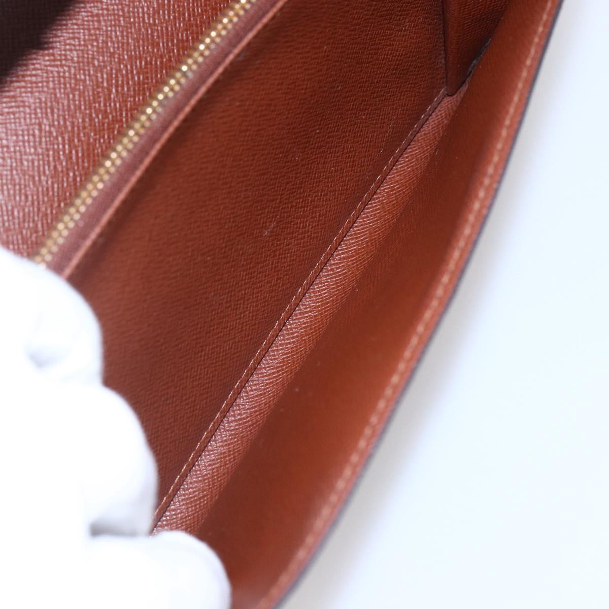 LOUIS VUITTON Graffiti Porte Monnaie Credit Wallet Orange M92190 LV Auth 154175