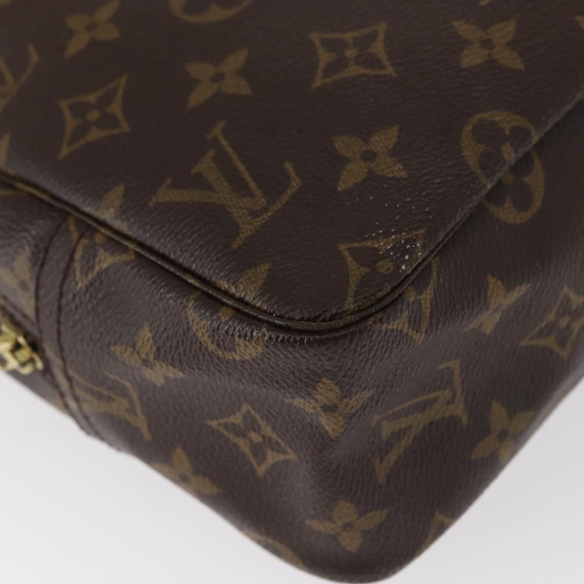 LOUIS VUITTON Monogram Trousse Toilette 28 Clutch Bag M47522 LV Auth 154195