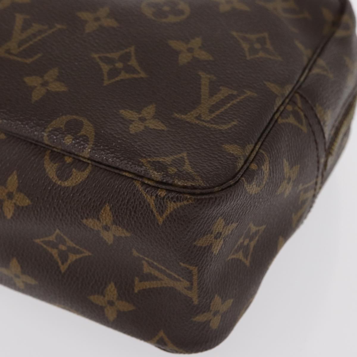 LOUIS VUITTON Monogram Trousse Toilette 28 Clutch Bag M47522 LV Auth 154195