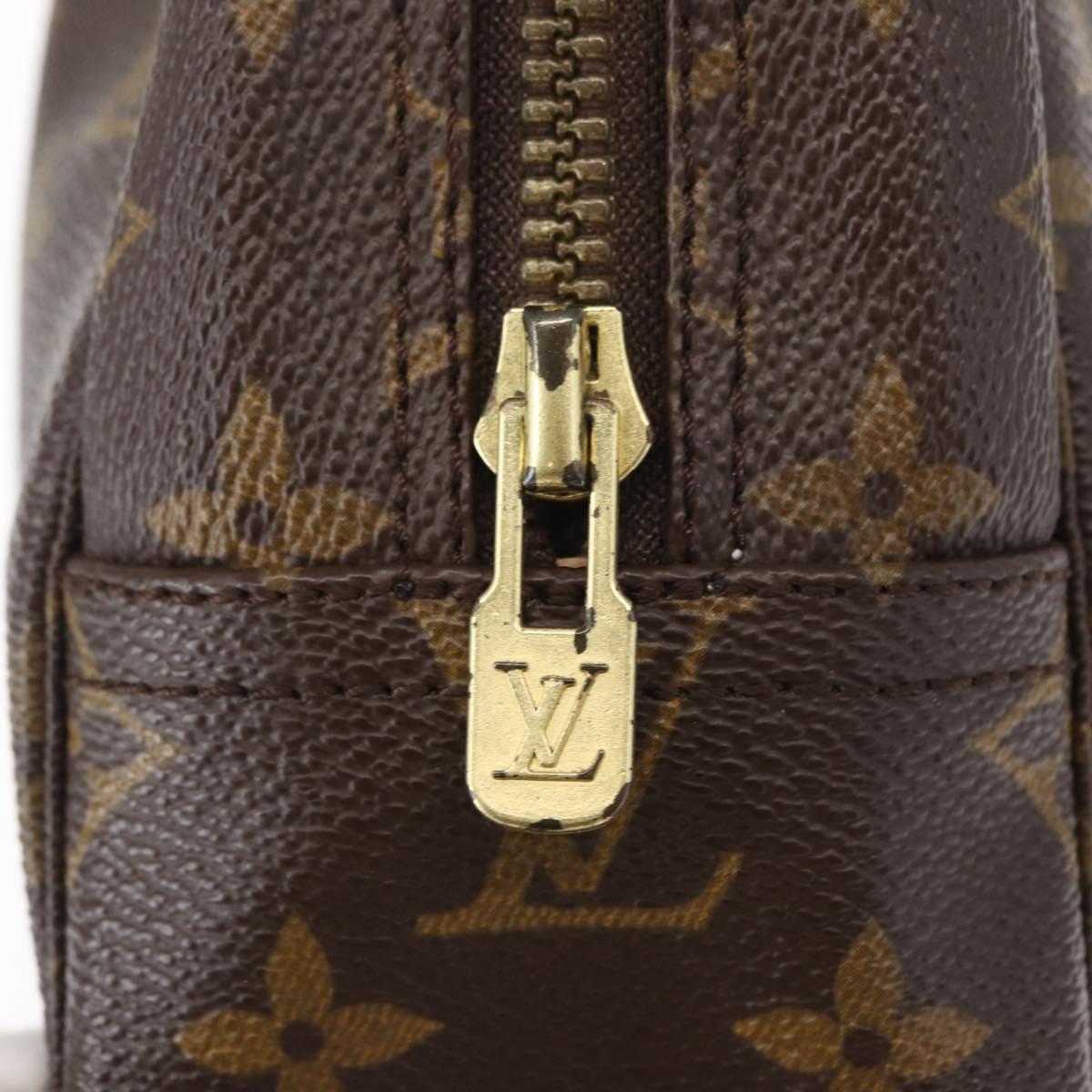 LOUIS VUITTON Monogram Trousse Toilette 28 Clutch Bag M47522 LV Auth 154195