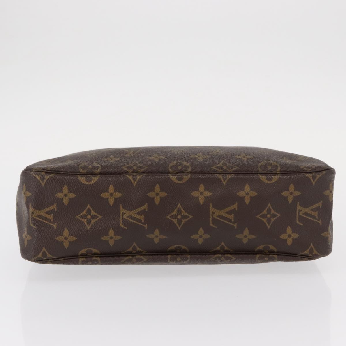 LOUIS VUITTON Monogram Trousse Toilette 28 Clutch Bag M47522 LV Auth 154195