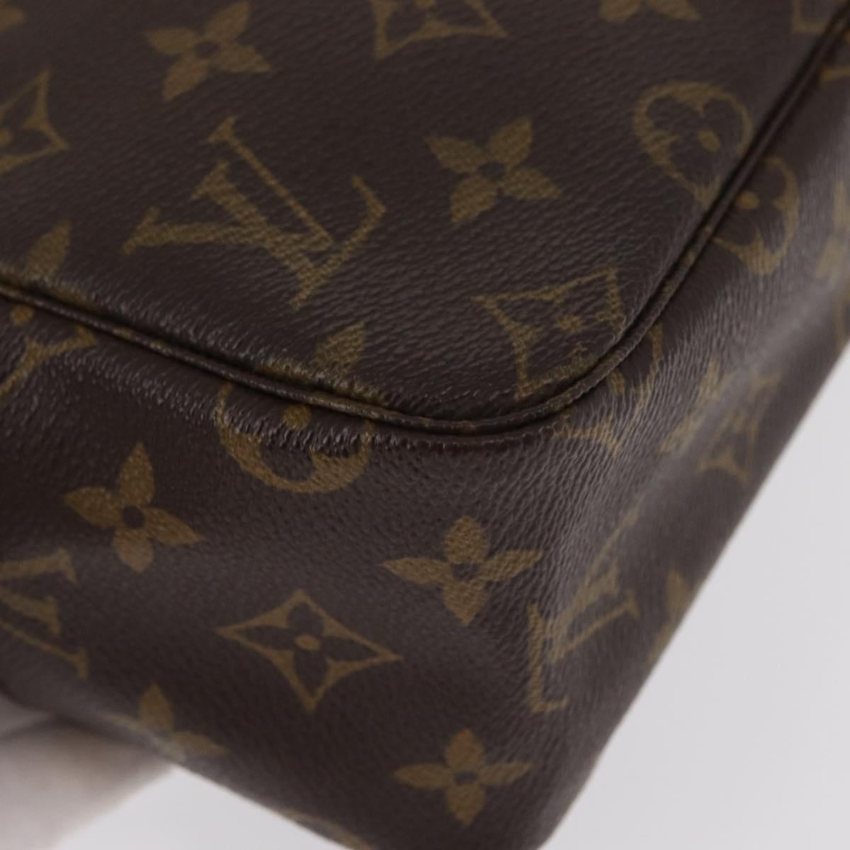 LOUIS VUITTON Monogram Trousse Toilette 28 Clutch Bag M47522 LV Auth 154195