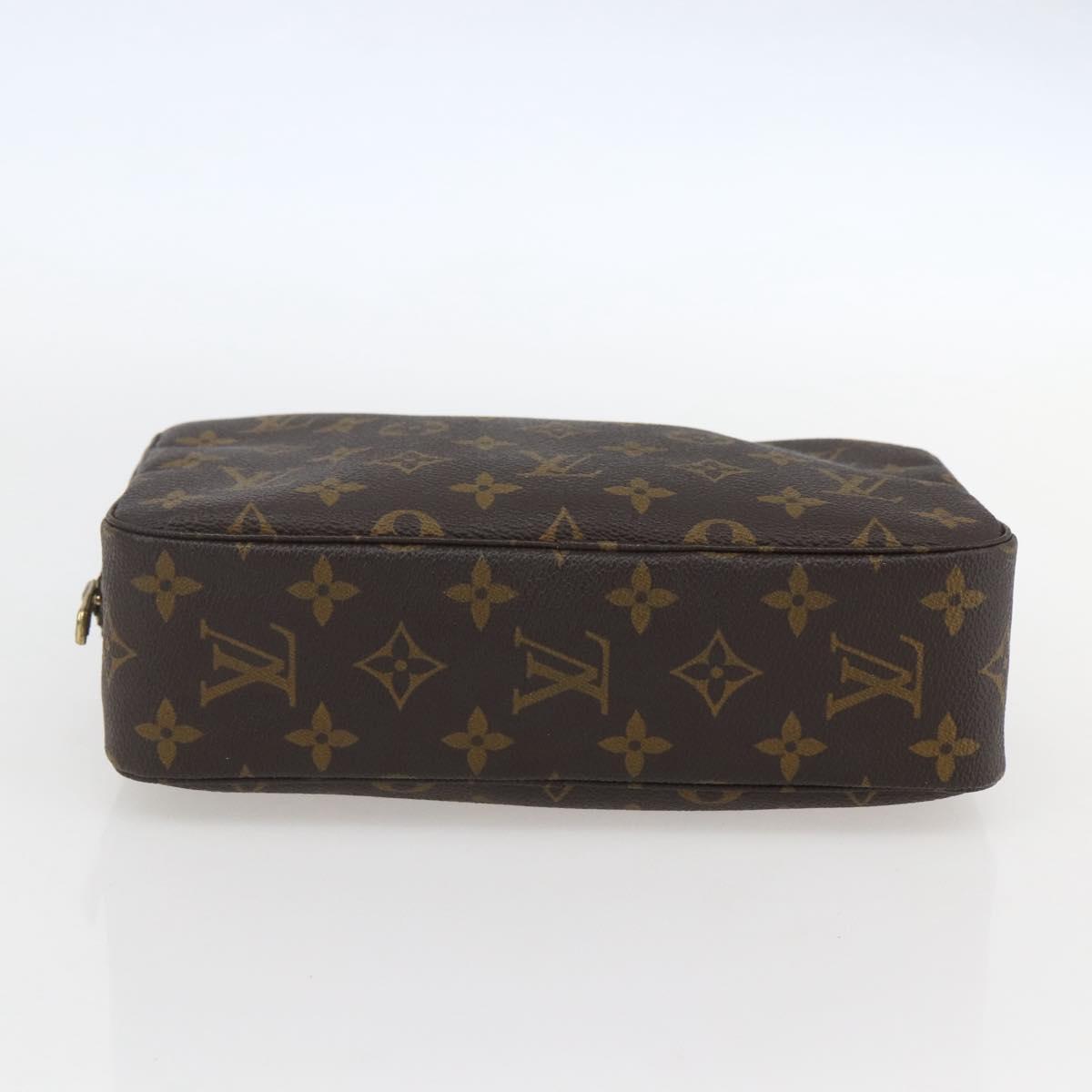 LOUIS VUITTON Monogram Trousse Toilette 23 Clutch Bag M47524 LV Auth 154196