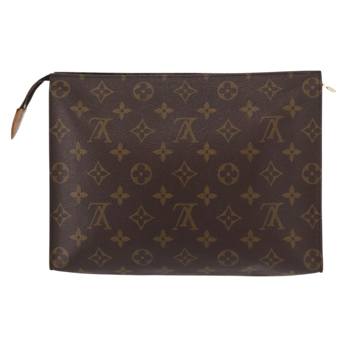 LOUIS VUITTON Monogram Poche Toilette 26 Pouch M47542 LV Auth 154198