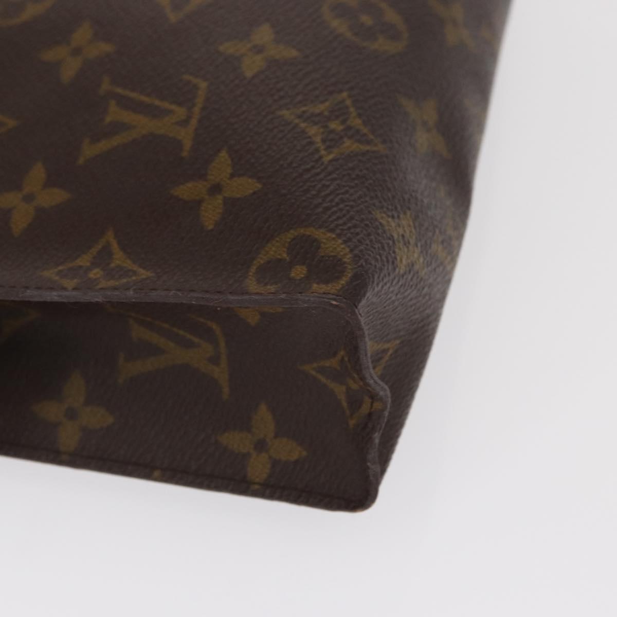 LOUIS VUITTON Monogram Poche Toilette 26 Pouch M47542 LV Auth 154198