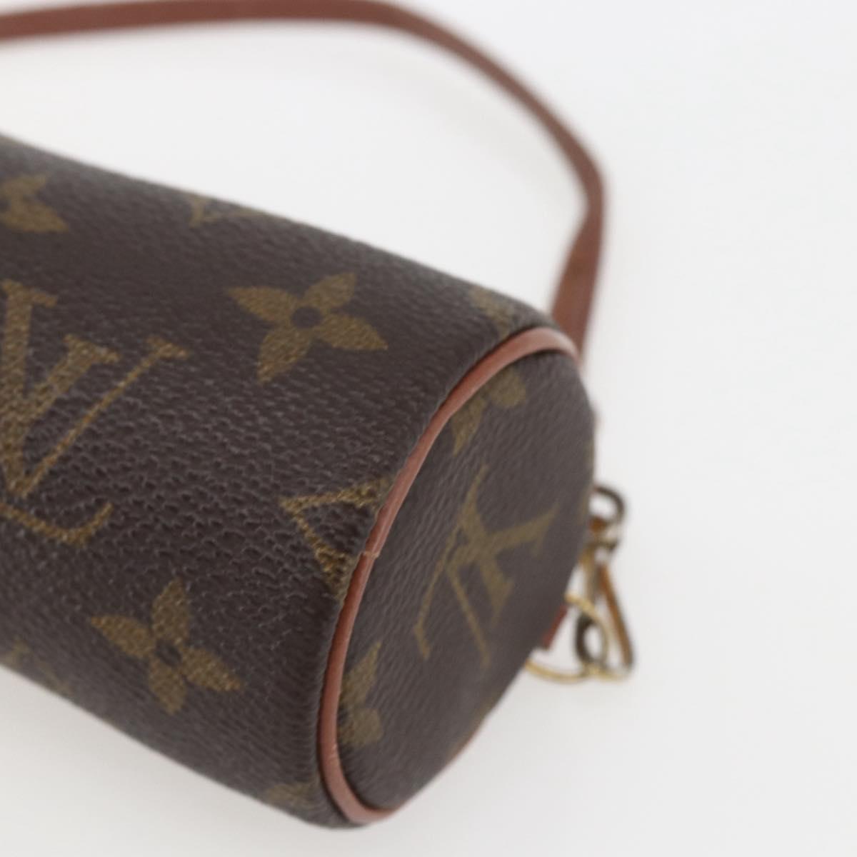 LOUIS VUITTON Monogram Papillon Pouch LV Auth 154199