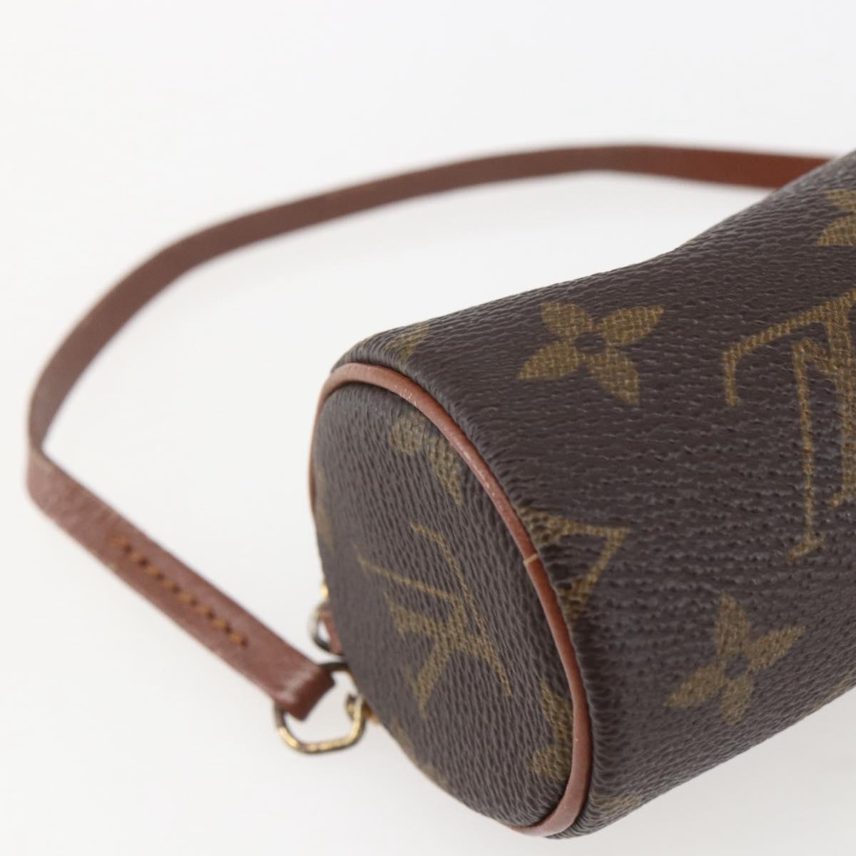 LOUIS VUITTON Monogram Papillon Pouch LV Auth 154199