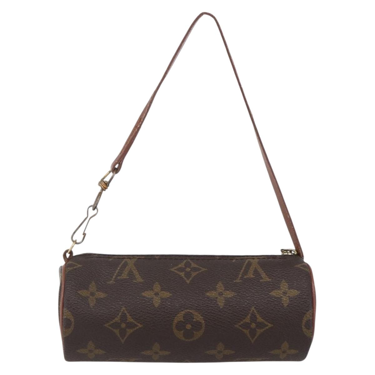 LOUIS VUITTON Monogram Papillon Pouch LV Auth 154199