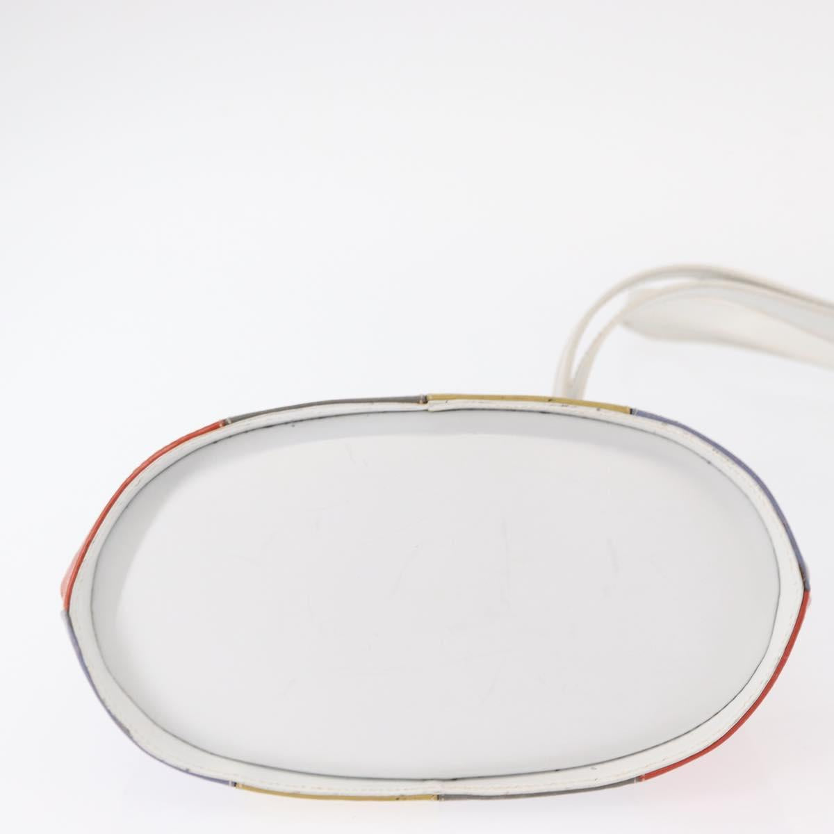 Salvatore Ferragamo Shoulder Bag Leather Multicolor Gold Auth 154202