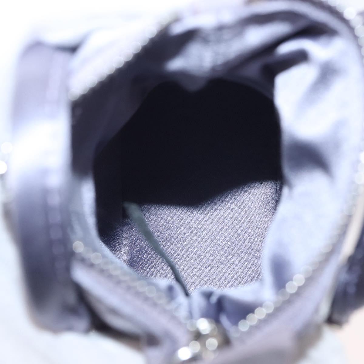 Maison Margiela 5AC Shoulder Bag Satin Purple Silver Auth 154204M