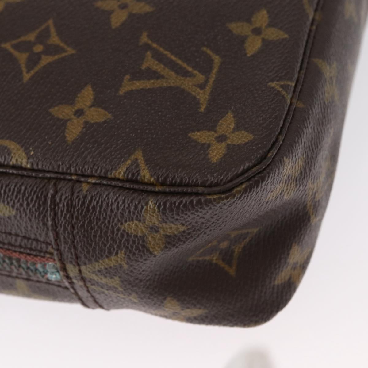 LOUIS VUITTON Monogram Trousse Toilette 23 Clutch Bag M47524 LV Auth 154206