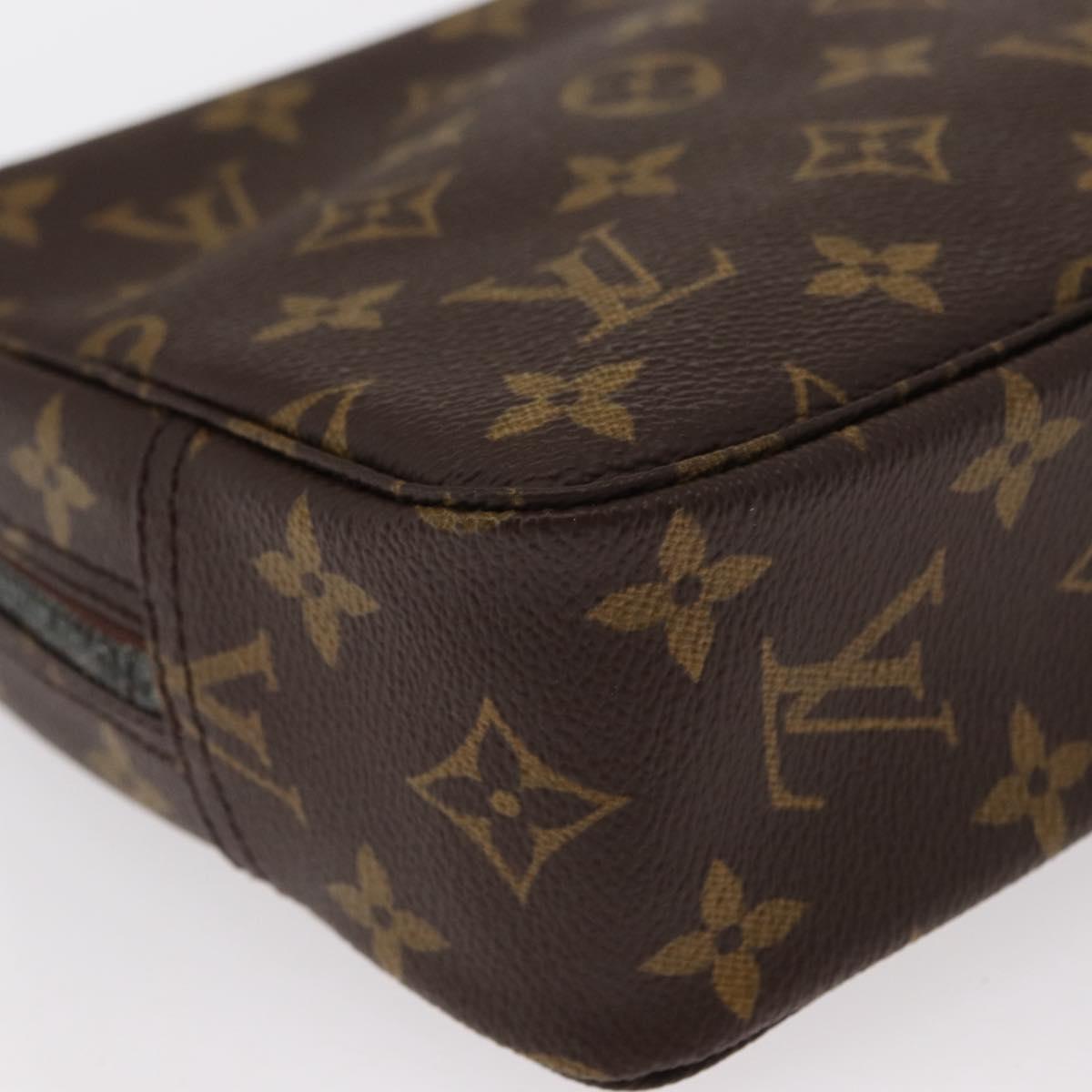 LOUIS VUITTON Monogram Trousse Toilette 23 Clutch Bag M47524 LV Auth 154207