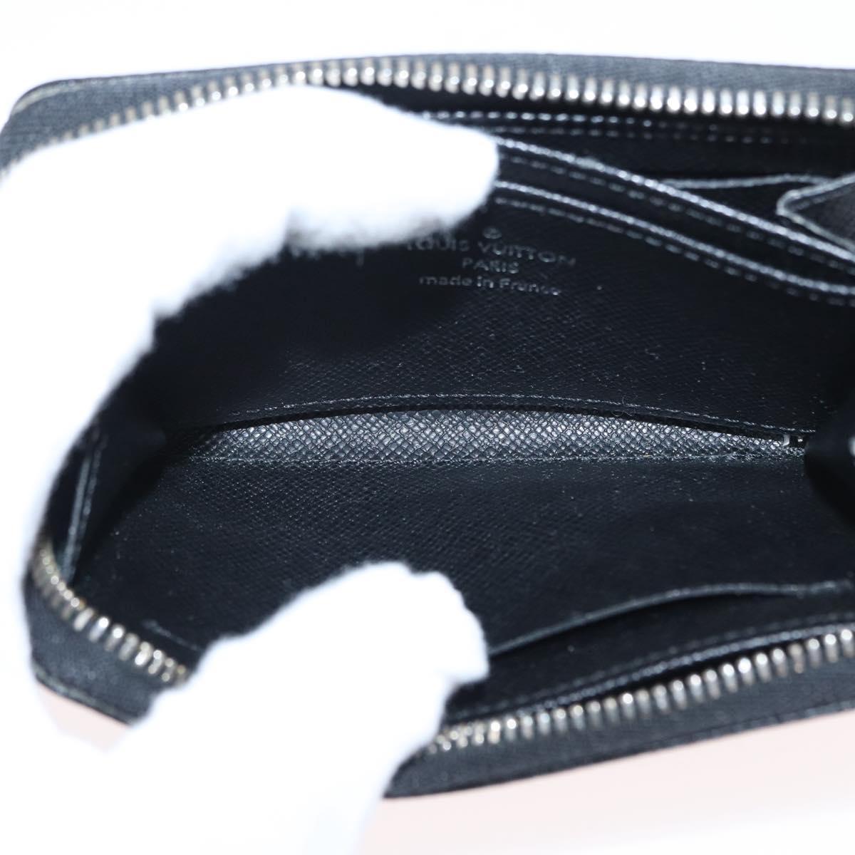 LOUIS VUITTON Damier Graphite Zippy Coin Purse Coin Purse N63076 LV Auth 154209
