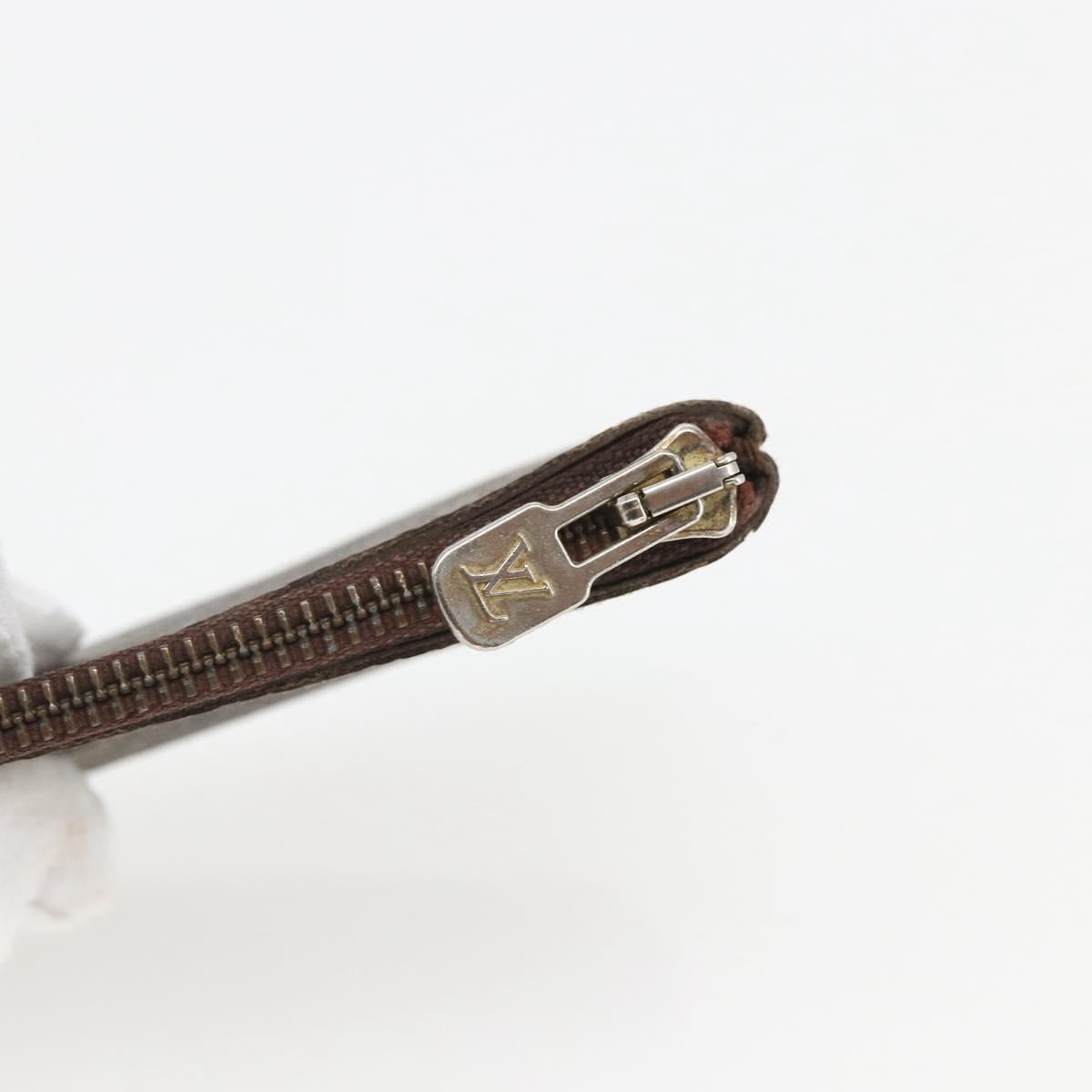 LOUIS VUITTON Monogram Pochette Cles Coin Purse M60033 LV Auth 154210