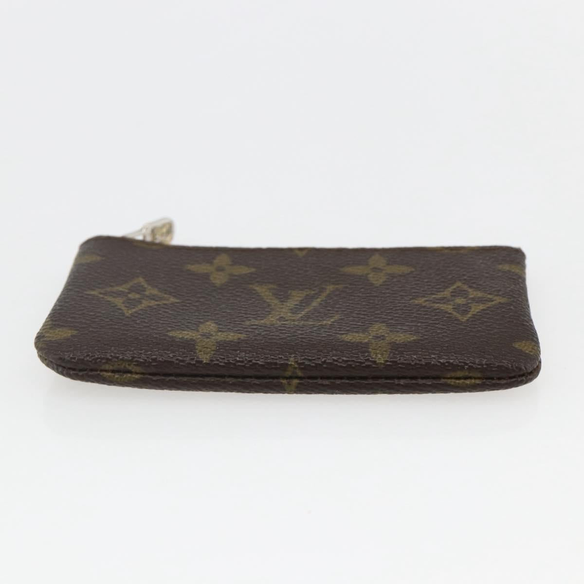 LOUIS VUITTON Monogram Pochette Cles Coin Purse M60033 LV Auth 154210