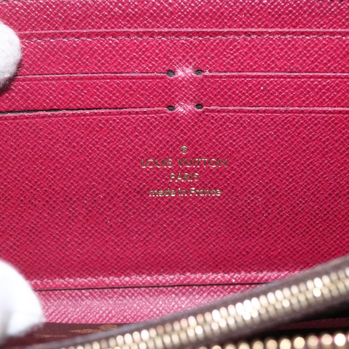 LOUIS VUITTON Monogram Portefeuille Clemence Long Wallet M60742 LV Auth 154211