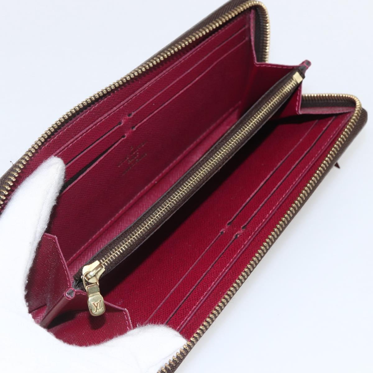 LOUIS VUITTON Monogram Portefeuille Clemence Long Wallet M60742 LV Auth 154211