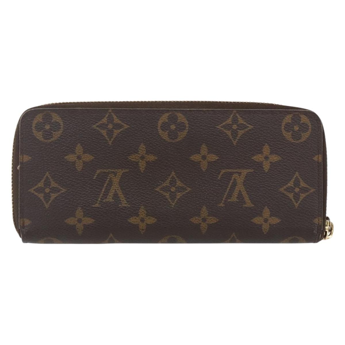 LOUIS VUITTON Monogram Portefeuille Clemence Long Wallet M60742 LV Auth 154211