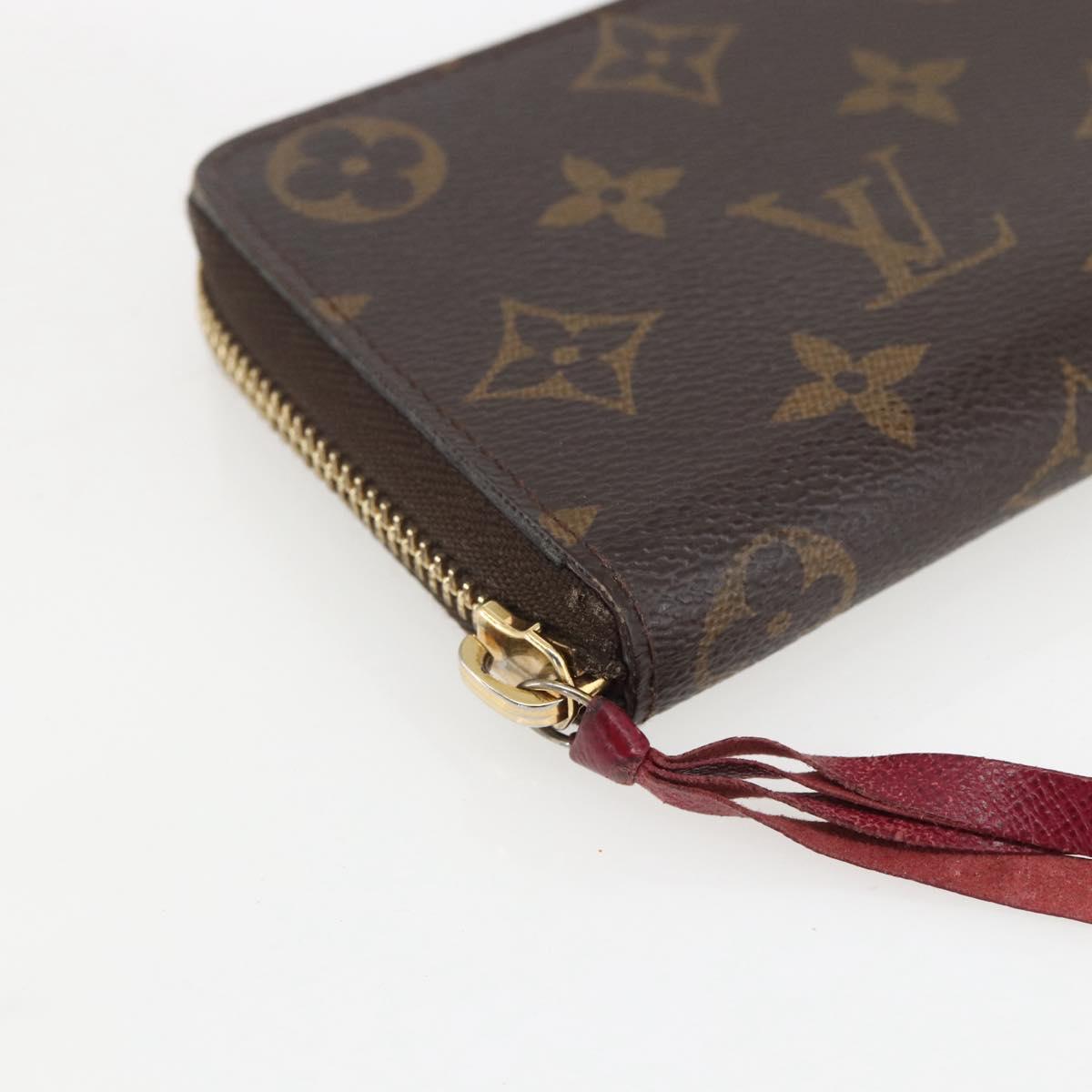 LOUIS VUITTON Monogram Portefeuille Clemence Long Wallet M60742 LV Auth 154211