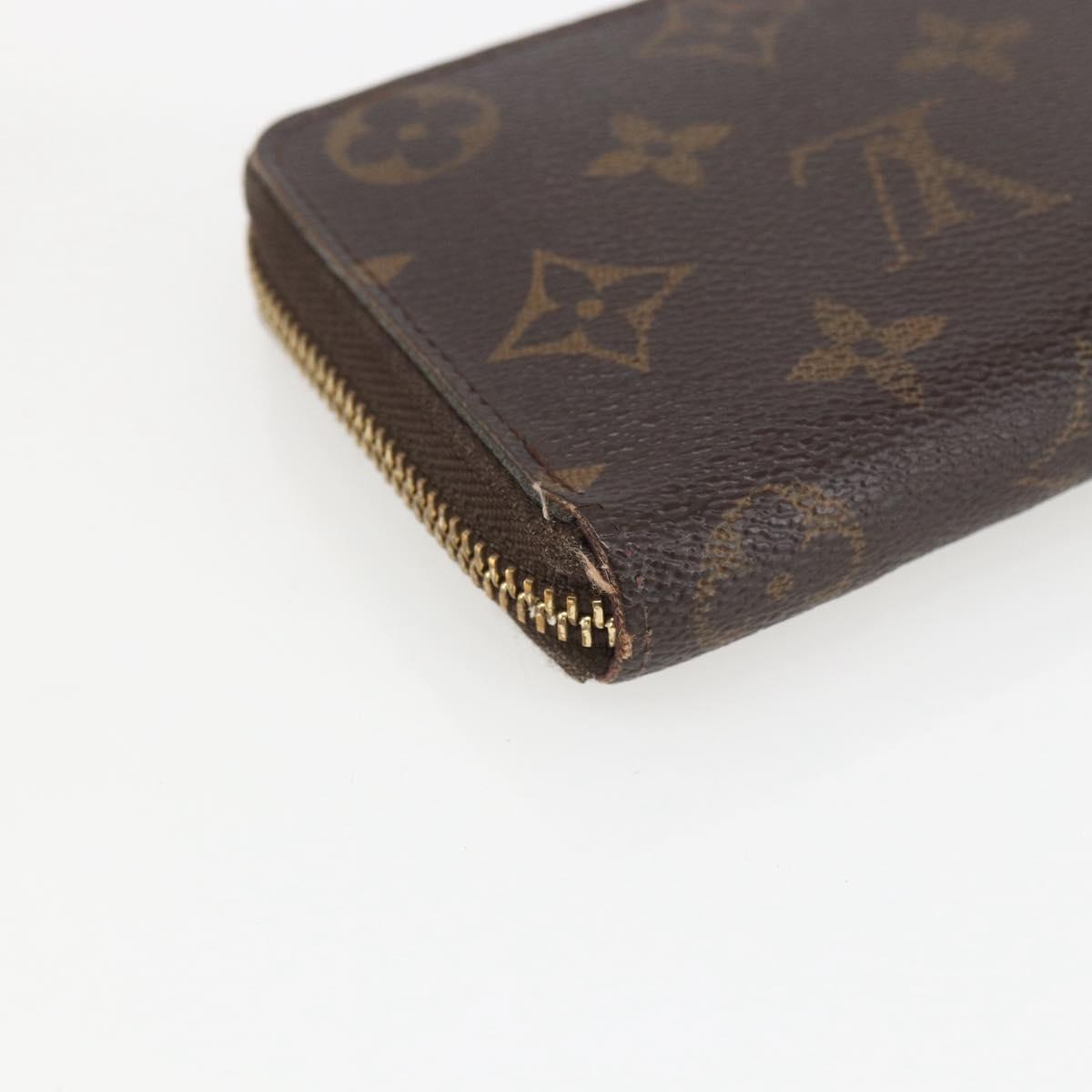 LOUIS VUITTON Monogram Portefeuille Clemence Long Wallet M60742 LV Auth 154212