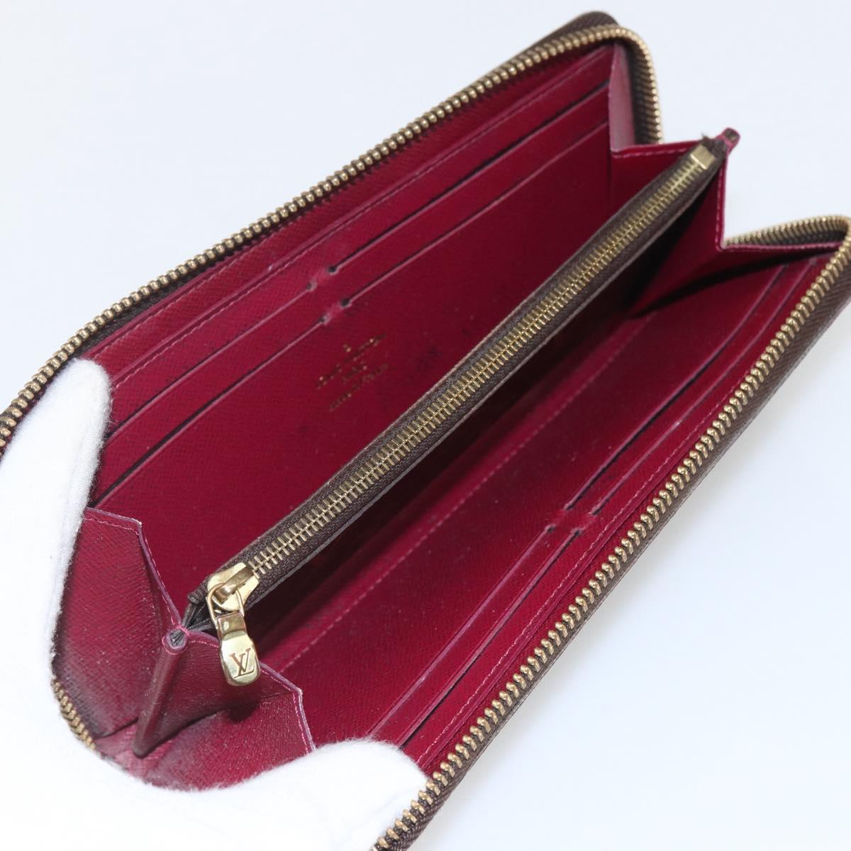 LOUIS VUITTON Monogram Portefeuille Clemence Long Wallet M60742 LV Auth 154212