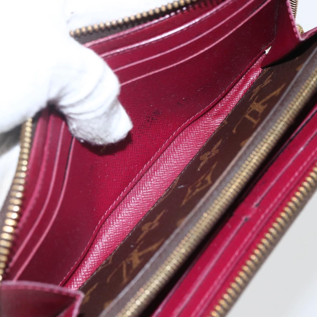 LOUIS VUITTON Monogram Portefeuille Clemence Long Wallet M60742 LV Auth 154212