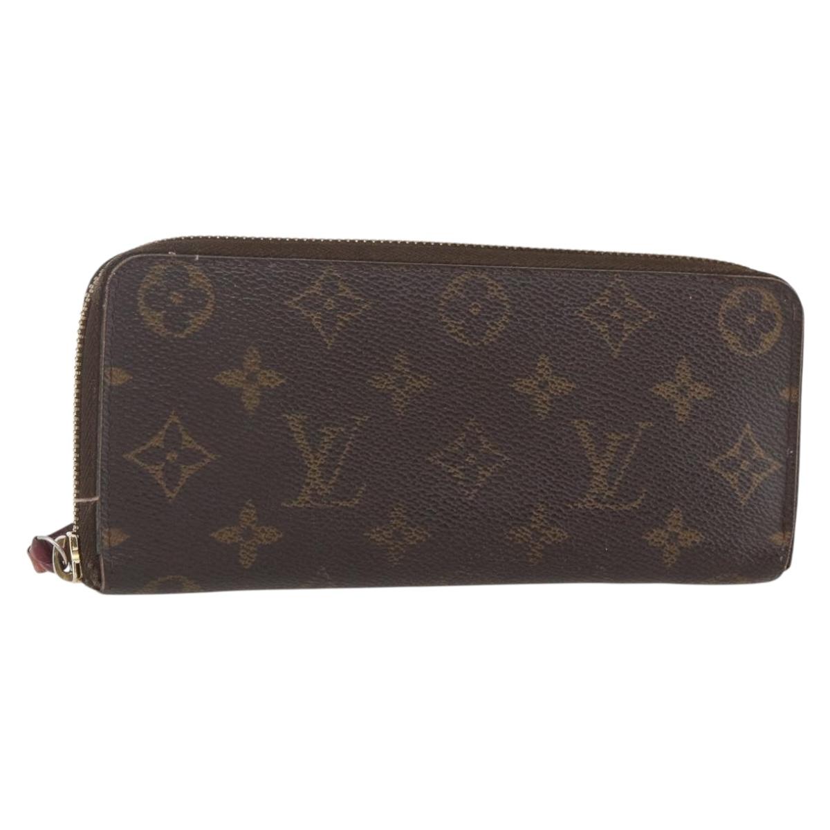 LOUIS VUITTON Monogram Portefeuille Clemence Long Wallet M60742 LV Auth 154212