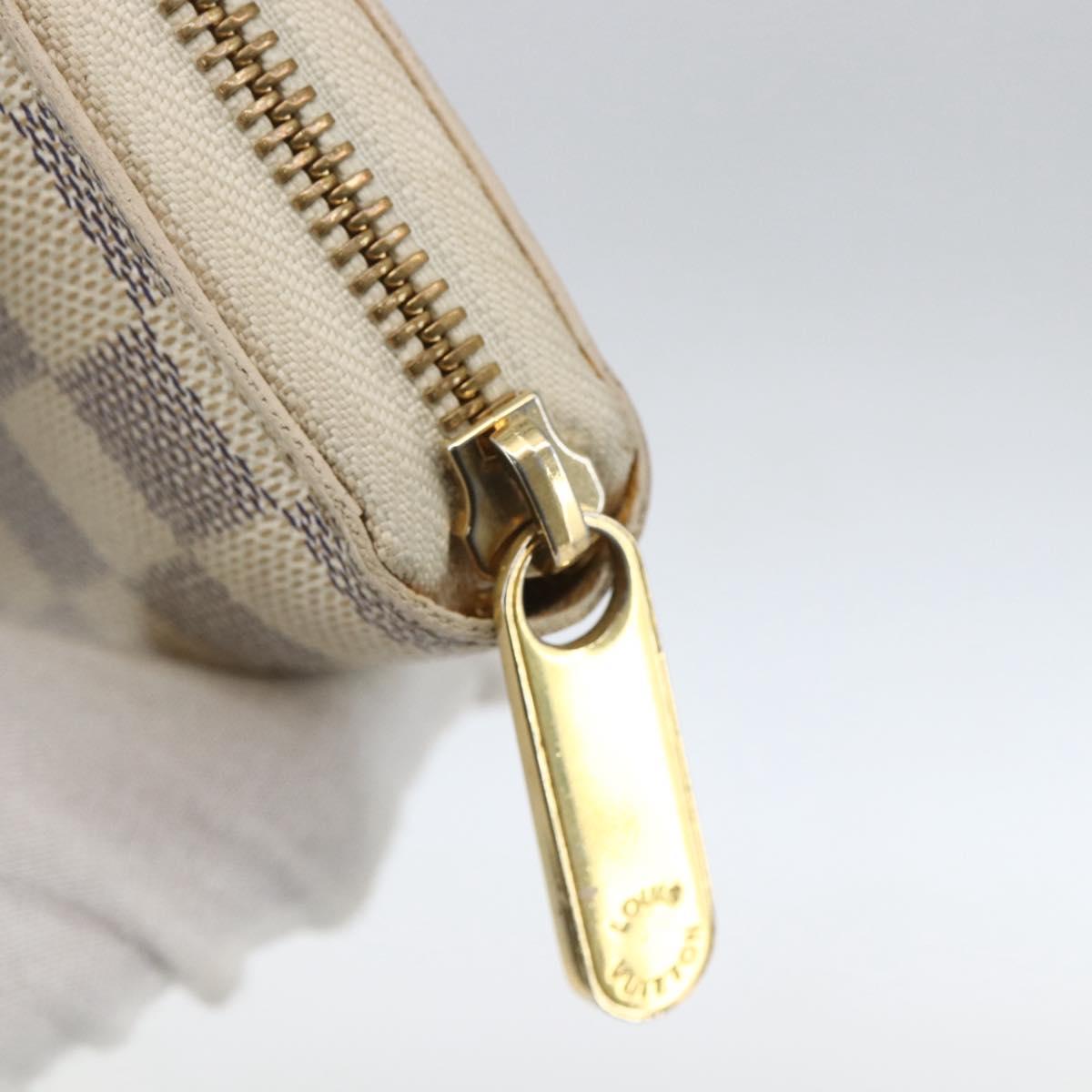 LOUIS VUITTON Damier Azur Illustre balloon Zippy Wallet N63006 LV Auth 154213