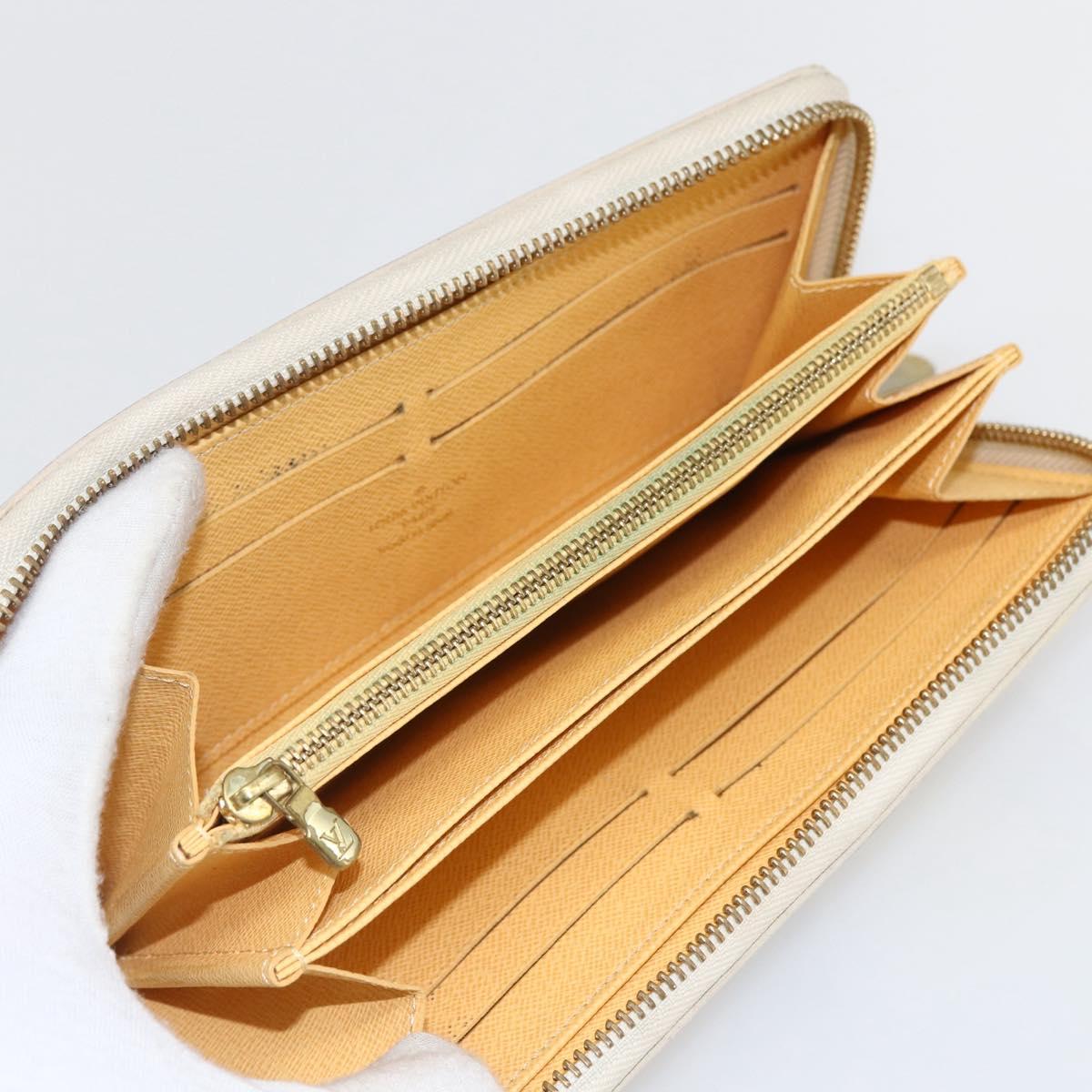 LOUIS VUITTON Damier Azur Illustre balloon Zippy Wallet N63006 LV Auth 154213