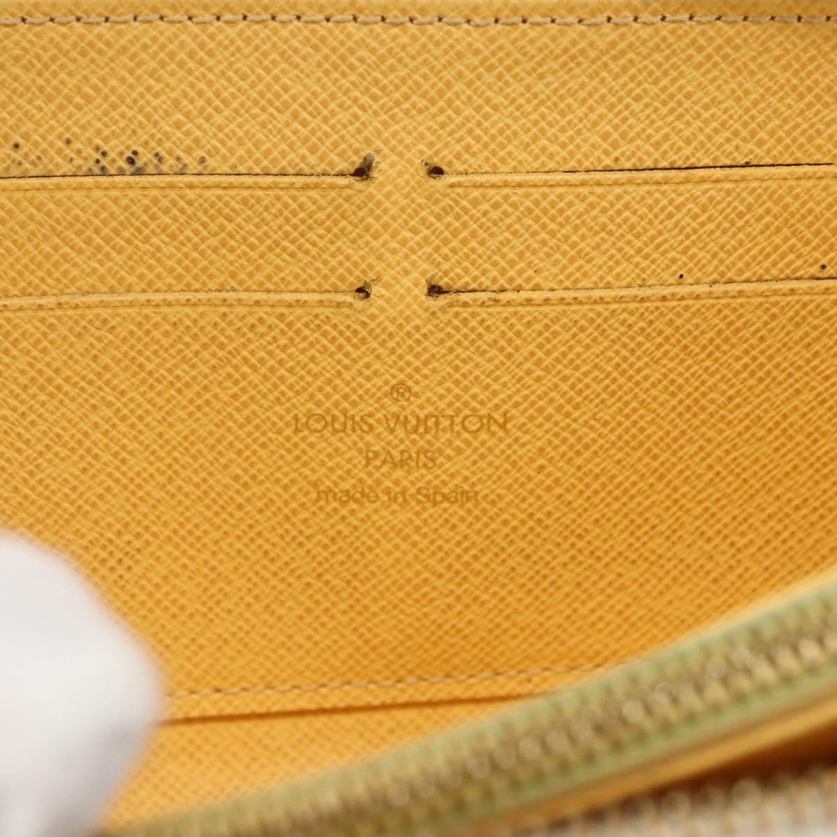 LOUIS VUITTON Damier Azur Illustre balloon Zippy Wallet N63006 LV Auth 154213