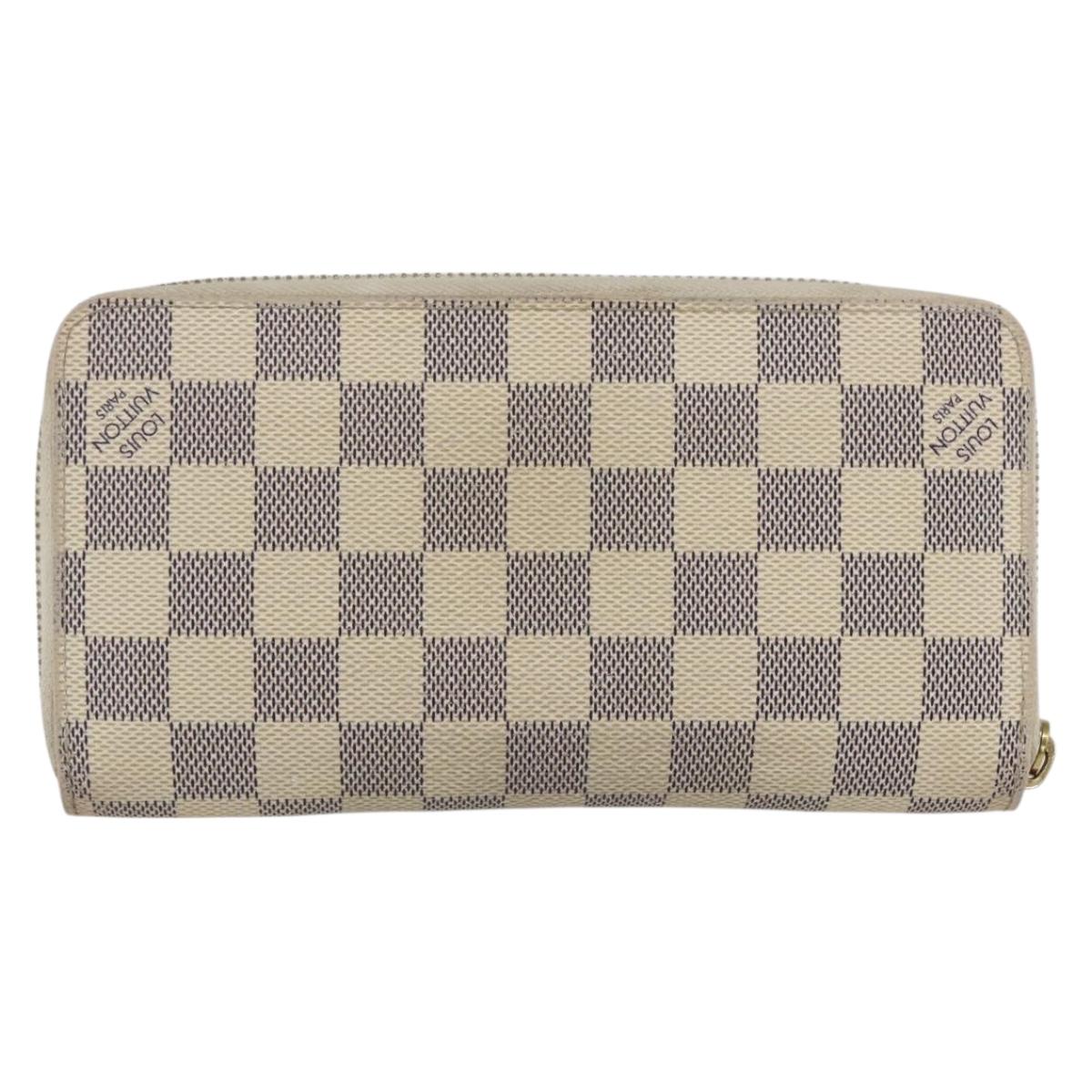 LOUIS VUITTON Damier Azur Illustre balloon Zippy Wallet N63006 LV Auth 154213