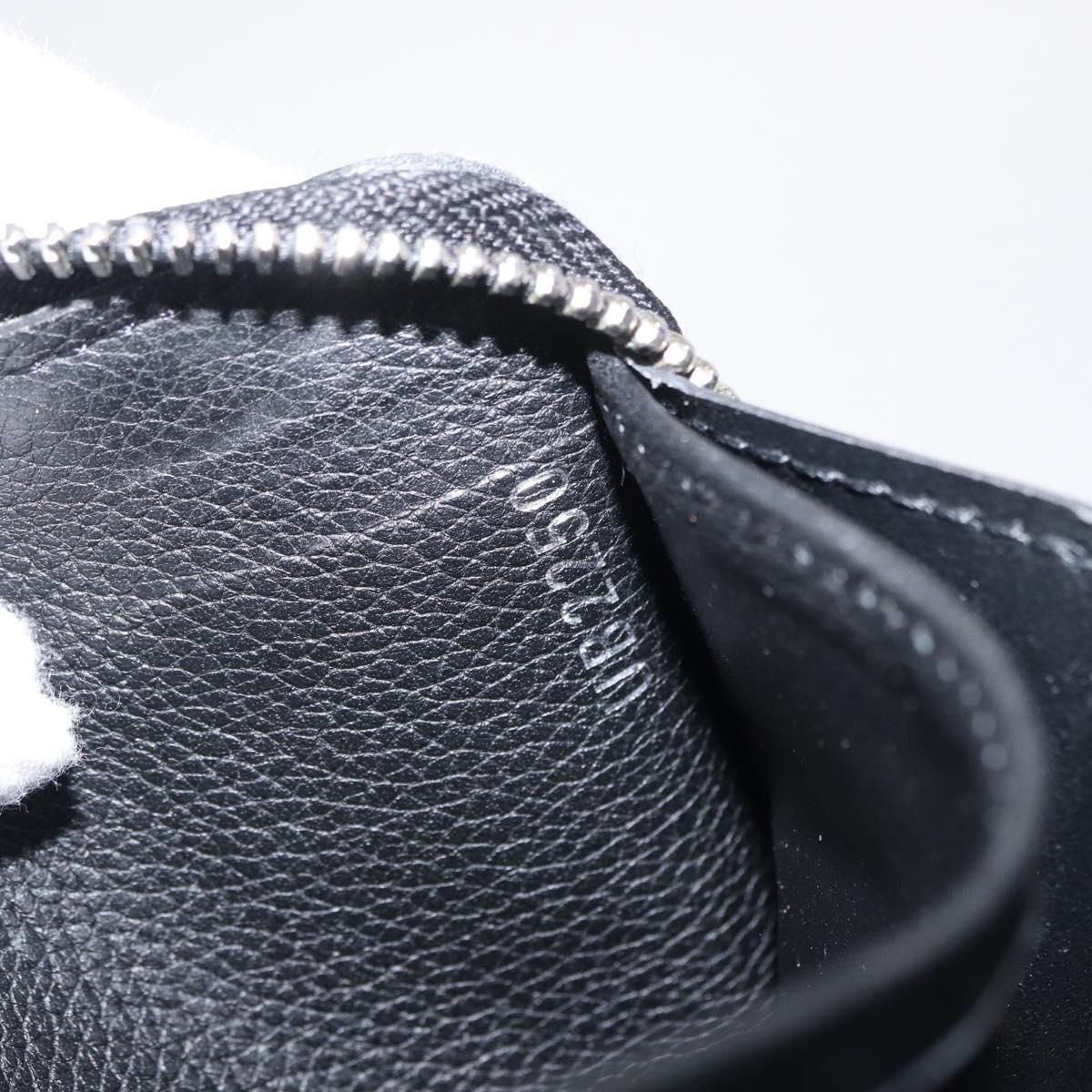 LOUIS VUITTON Zippy Rock Me Long Wallet Leather Black M62622 LV Auth 154214