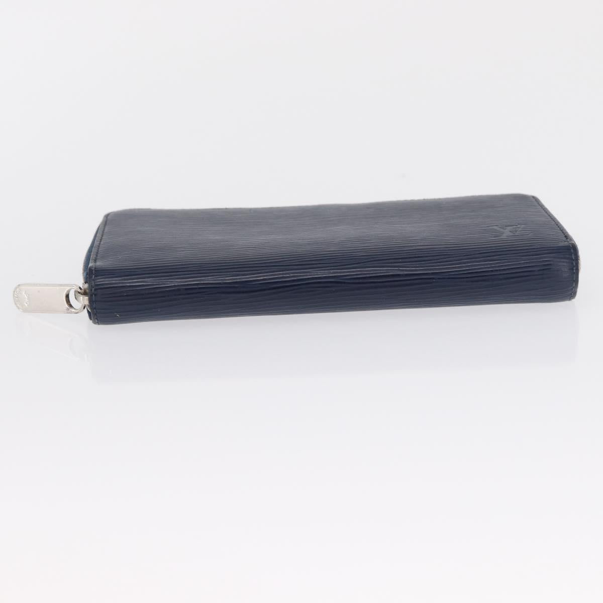 LOUIS VUITTON Epi Zippy Wallet Long Wallet Blue M61873 LV Auth 154243