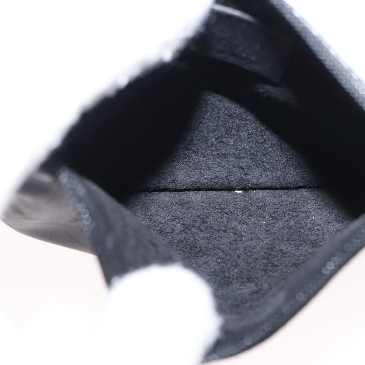 GUCCI Tote Bag Leather Black Silver 101919 Auth 154269