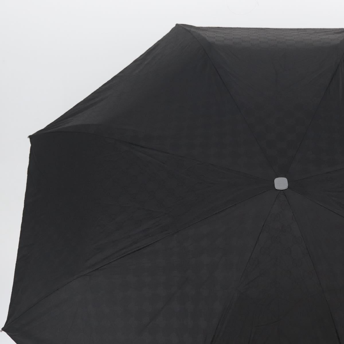 GUCCI GG Canvas Umbrella Nylon Black Auth 154283M