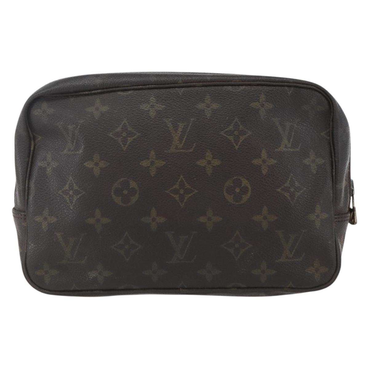 LOUIS VUITTON Monogram Trousse Toilette 23 Clutch Bag M47524 LV Auth 154284