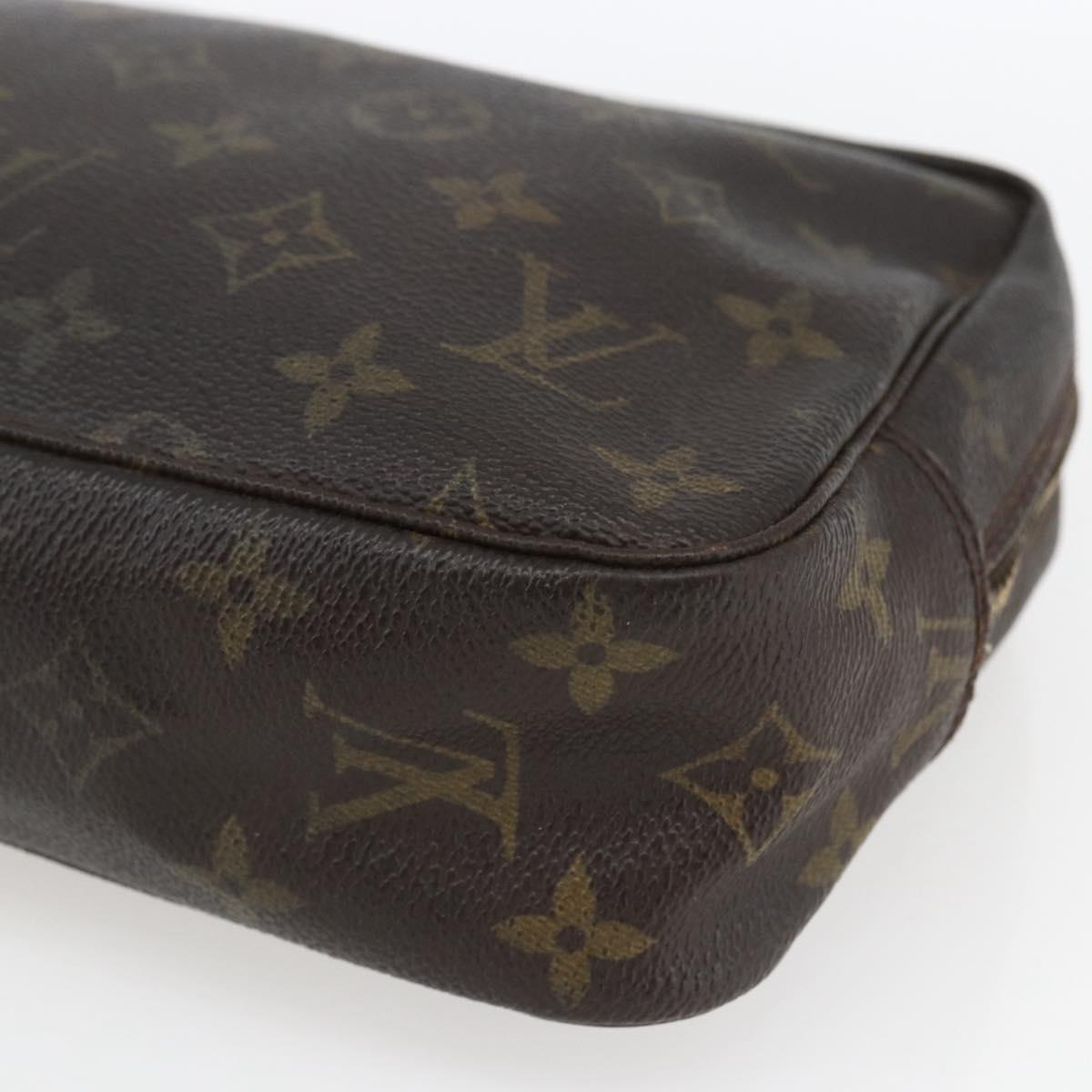 LOUIS VUITTON Monogram Trousse Toilette 23 Clutch Bag M47524 LV Auth 154284
