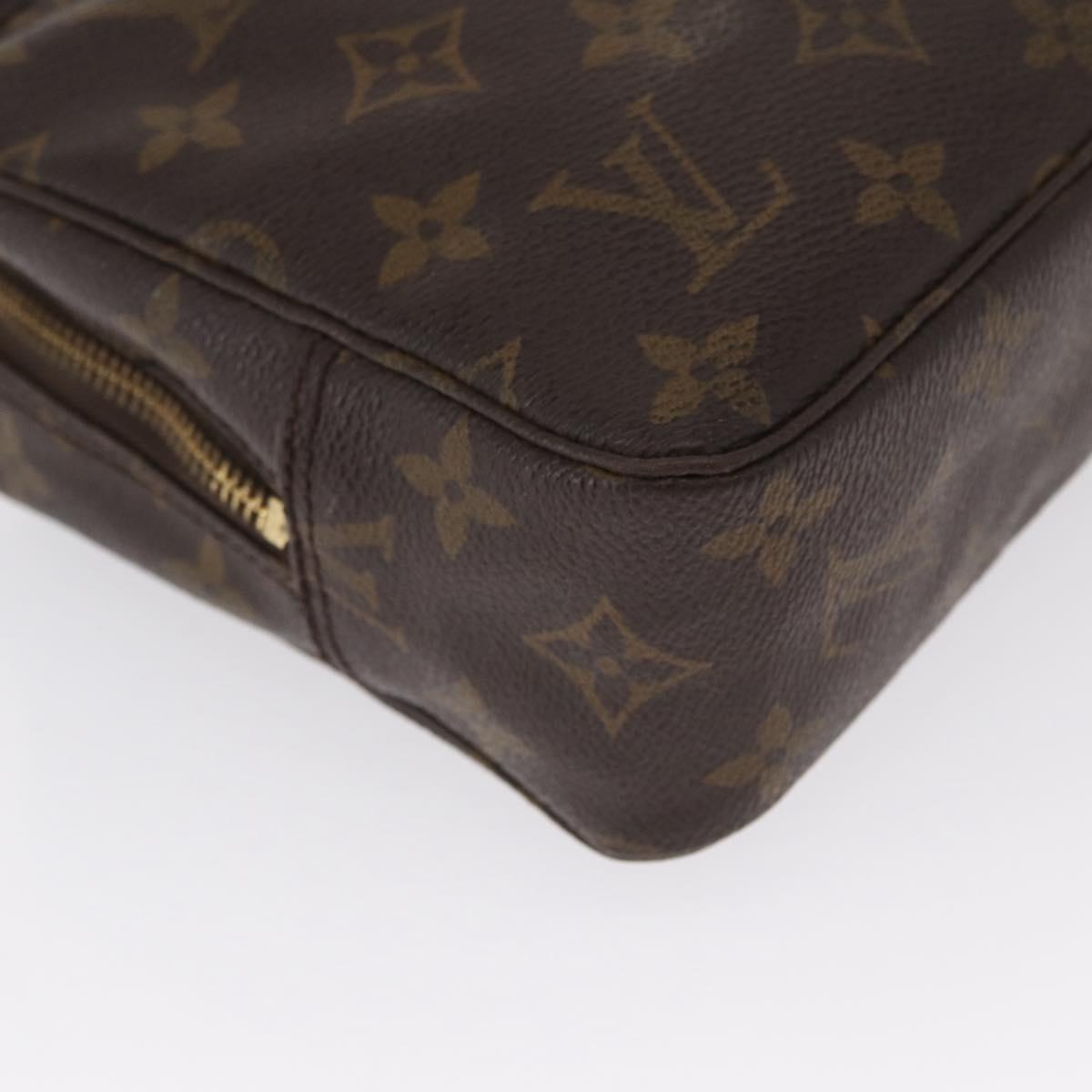 LOUIS VUITTON Monogram Trousse Toilette 23 Clutch Bag M47524 LV Auth 154285